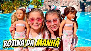 Rotina da manhã nas férias no Terra Parque  Jéssica Godar E Laurinha E Helena E Gabriel [upl. by Clemmy116]