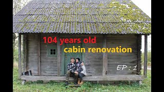 Off Grid Log Cabin Renovation  Pouring Concrette Poles for Extension [upl. by Ahsieken]