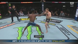 Spokane native Terrance McKinney wins UFC debut in 7second knock out [upl. by Homerus727]