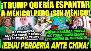 LUNES MÉXICO NO SE ESPANTA DE TRUMP ¡CLAUDIA PREPARADA ¡A MEXA SE LE RESPETA GÜERO CAMPECHANEANDO [upl. by Woodford454]