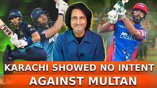 Karachi Showed No intent Against Multan  PSL 9  Ramiz Speaks [upl. by Gregoor500]