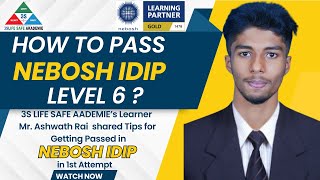 NEBOSH International Diploma IDip Testimonial and Passing Tips from HSE Coordinator in Dubai [upl. by Ford]