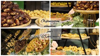 Buffet pour 65 personnes  5 recettes faciles et rapides organisation petit budget [upl. by Ulani]