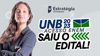 UNB 2023  Acesso ENEM  Saiu o Edital [upl. by Lolanthe]