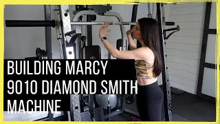 MARCY 9010 SMITH MACHINE  BUILDING THE PERFECT ALL IN ONE HOME GYM 2019 SMITH MACHINE [upl. by Analrahc]