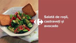 Salata de rosii castraveti si avocado [upl. by Yecnuahc]