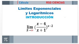 LÍMITES EXPONENCIALES Y LOGARITMICOS [upl. by Inoue]