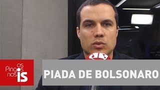 Felipe Moura Brasil analisa criminalização de piada de Bolsonaro [upl. by Tulley]