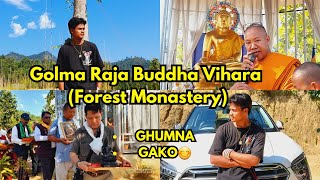 Golma Raja Buddha Vihara Forest Monastery Ghumna Gako ❤️😊 buddhist [upl. by Uolymme30]