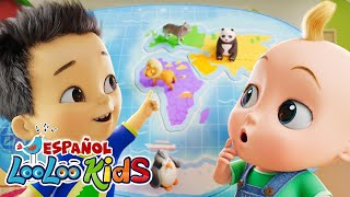 Los CONTINENTES para niños 🌍 Geografía para niños  CANCIONES INFANTILES  LooLoo Kids Español [upl. by Inavihs]