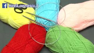 TRICOTAT  Tutorial 1  Notiuni baza Fata si Dos Knitting amp Crochet  Basics [upl. by Uok]