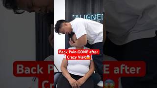 Back Pain GONE after Crazy Visit😱 funny shorts backpain neckpain [upl. by Uht]