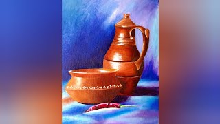 How to paint still life with acrylic art ayman howto howtopaint acrylicart [upl. by Ecnirp793]