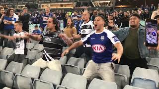 BULLDOGS FANS HAKA FOR ROOKIE [upl. by Woodson349]