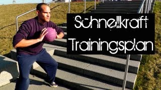 Ganzkörper Schnellkraft und Schnelligkeitstraining Krafttraining Trainingsplan Athletik [upl. by Noami]