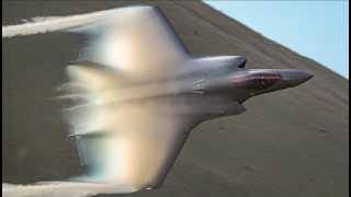 F35s AND MANY OTHERS AT THE MACH LOOP  4K [upl. by Cariotta]