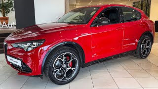 2024 Alfa Romeo Stelvio  Interior and Exterior Walkaround [upl. by Aneryc592]