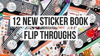 Flip Throughs of ALL the New Happy Planner Sticker Books I Bought From the Fall 2021 Release 12 [upl. by Lenhard]