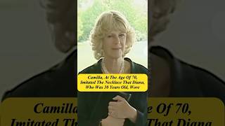 Camilla imitates the necklace Diana worecelebrity history shorts [upl. by Narik377]