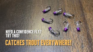 Fly Tying A Simple and Effective All Purpose Nymph Pattern Baetis Imitation [upl. by Olraced75]