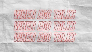 KALLITECHNIS  EGO TALK lyric video [upl. by Nirrol]