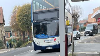 KICKDOWN Stagecoach Midlands Scania N230UD ADL Enviro400 15606 KX59 BBN on Route 50 [upl. by Etti987]