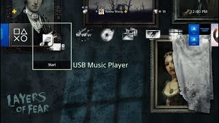 Layers of Fear Gallery Dynamic Theme PS4 [upl. by Quartis]