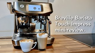 Breville Barista Touch Impress My Morning Routine [upl. by Trudnak]