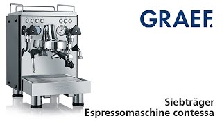 Graef Siebträger Espressomaschine contessa [upl. by Fital540]