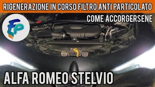 Rigenerazione filtro anti particolato su Alfa Romeo Stelvio  come accorgersene [upl. by Ecadnac679]