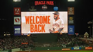 Sergio Romo Retirement Last Time FOREVER Pitching with Massive Ovation Oracle Park 32722 😭 [upl. by Ahcsim]