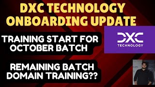 Dxc technology onboarding update Dxc technology training news dxctechnology [upl. by Wampler]