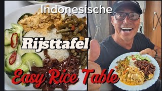 Hoe maak je makkelijk een Indonesische Rijsttafel  How to make an easy Indonesian Rice Table [upl. by Bealle110]