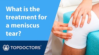 What is the treatment for a meniscus tear [upl. by Gnud]