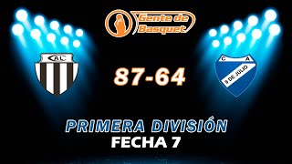 Primera  Fecha 7 Liniers 87  64 9 de Julio [upl. by Nigem]