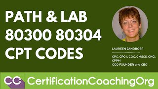 Path and Lab 80300 80304 CPT codes [upl. by Esinel]