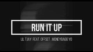 【和訳】Lil tjay  Run it up feat Offset Moneybagg Yo Lyric video [upl. by Neville]