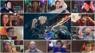 10Reactors Final Fantasy VII Remake  final trailer Reactions mashup [upl. by Stephine]