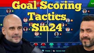 Small Team Offensive Formation in Soccermanager 2024 Try this out sm24 trending sm24tactics [upl. by Ibrab719]