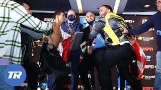 Massive Brawl Breaks out between Jose Zepeda amp Josue Vargas after both fighters weighin [upl. by Nyla]