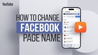 How To Change Facebook Page Name  Quick amp Easy Guide [upl. by Hagen]