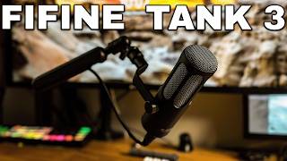 BEST Dynamic Microphone Under 100  FIFINE Tank 3 Microphone Review XLR amp USB [upl. by Oria]