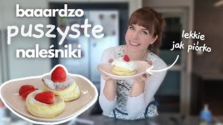 Sufletowe naleśniki 🥞 prosty przepis na naleśniki jak z koreańskiej kawiarni  souffle pancake [upl. by Ambur]