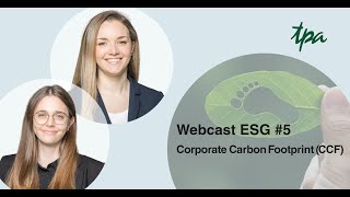 ESG Webcast Episode 5 Corporate Carbon Footprint [upl. by Neelahs]