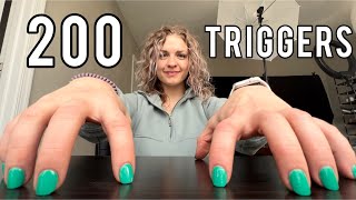 FAST amp AGGRESSIVE ASMR 200 RANDOM TRIGGERS💥 [upl. by Edan]