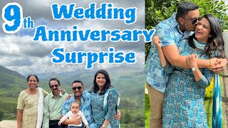 9th wedding Anniversary Surprise  The Windy Mist Resort  Munnar  Lintu Rony [upl. by Alehcim]