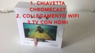 Collegare SmartphoneTablet o iPad alla TV con Chromecast [upl. by Haneeja]