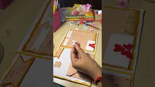 new YEAR card Part02 💌🌷😍 ytshorts handmadecraft craft craftideas painting [upl. by Oralle]