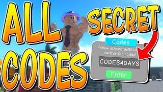 ALL SECRET ROBLOX WEIGHT LIFTING SIMULATOR 3 CODES [upl. by Vidovik]