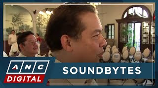 WATCH House Speaker Romualdez reacts to accusations of railroading 2025 national budget  ANC [upl. by Annaitsirk]